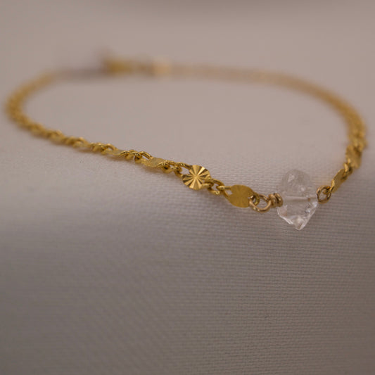 Armband mit Herkimer Diamant