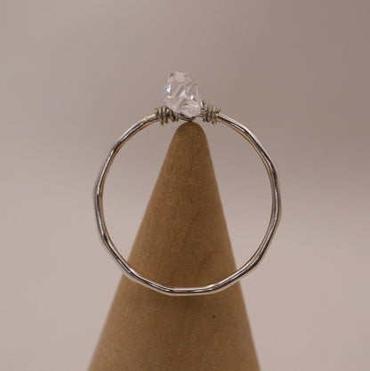 Ring mit Herkimer Diamant