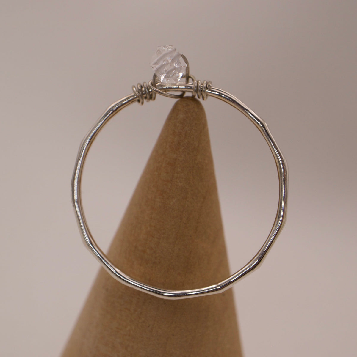 Ring mit Herkimer Diamant